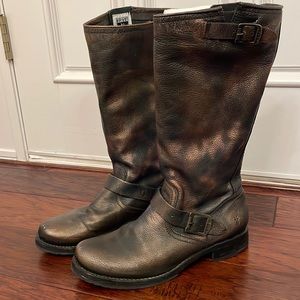 Frye Engineer 12R Boots Burnished Copper Size 11